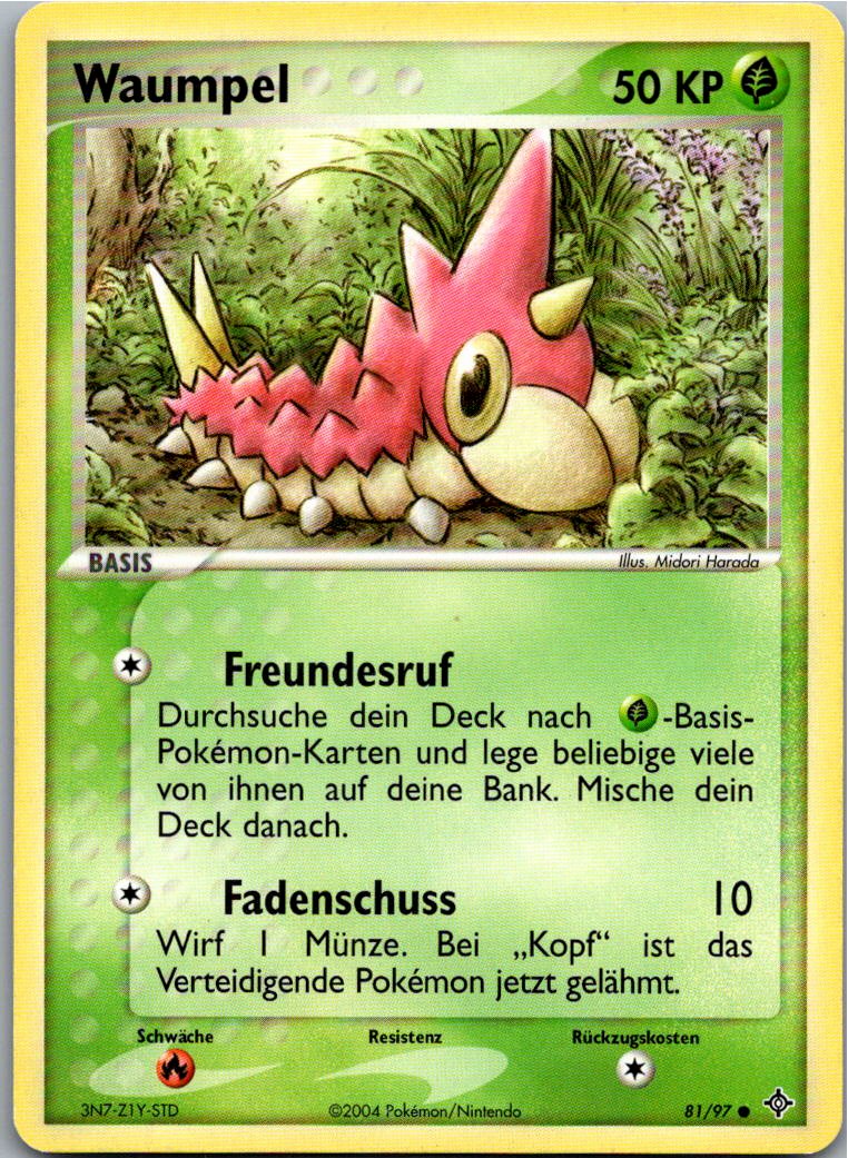 Waumpel 81/97 EX Drache – Vorderseite