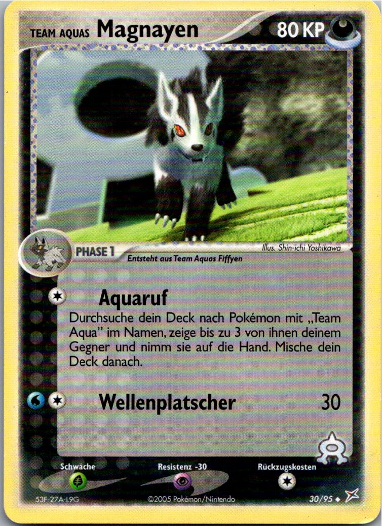 Magnayen 30/95 EX Team Magma vs Team Aqua – Vorderseite