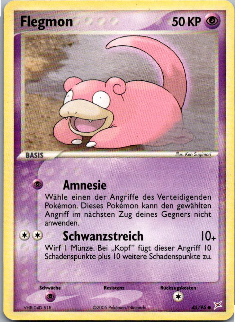 Flegmon 45/95 EX Team Magma vs Team Aqua – Vorderseite