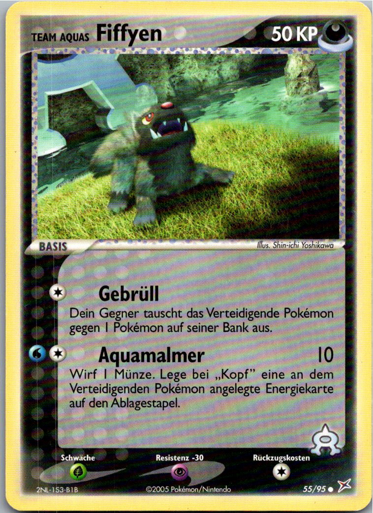 Fiffyen 55/95 EX Team Magma vs Team Aqua – Vorderseite