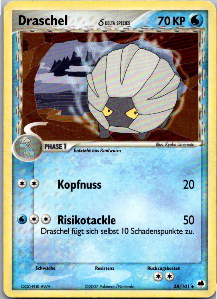 Draschel 38/101 EX Dragon Frontiers – Vorderseite