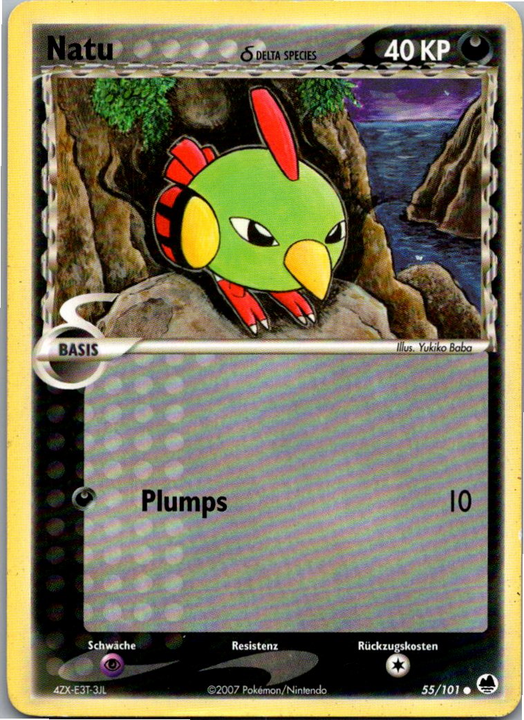 Natu 55/101 EX Dragon Frontiers – Vorderseite