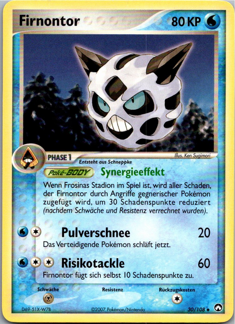 Firnontor 30/108 EX Power Keepers – Vorderseite