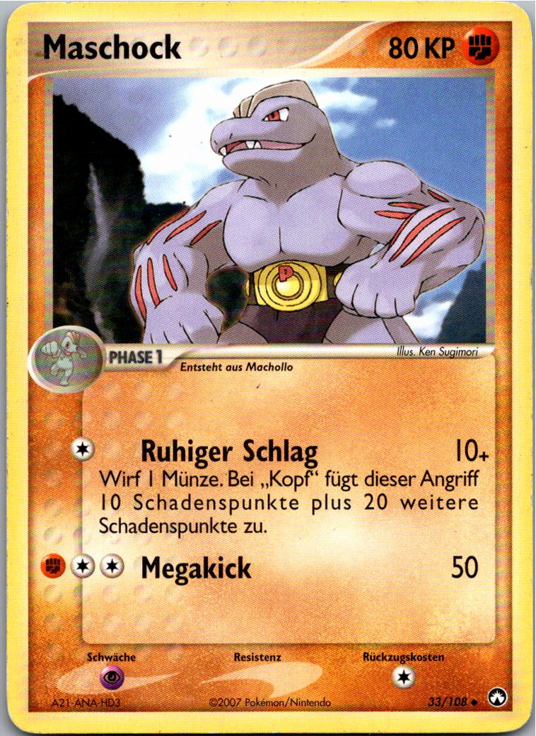 Maschock 33/108 EX Power Keepers – Vorderseite