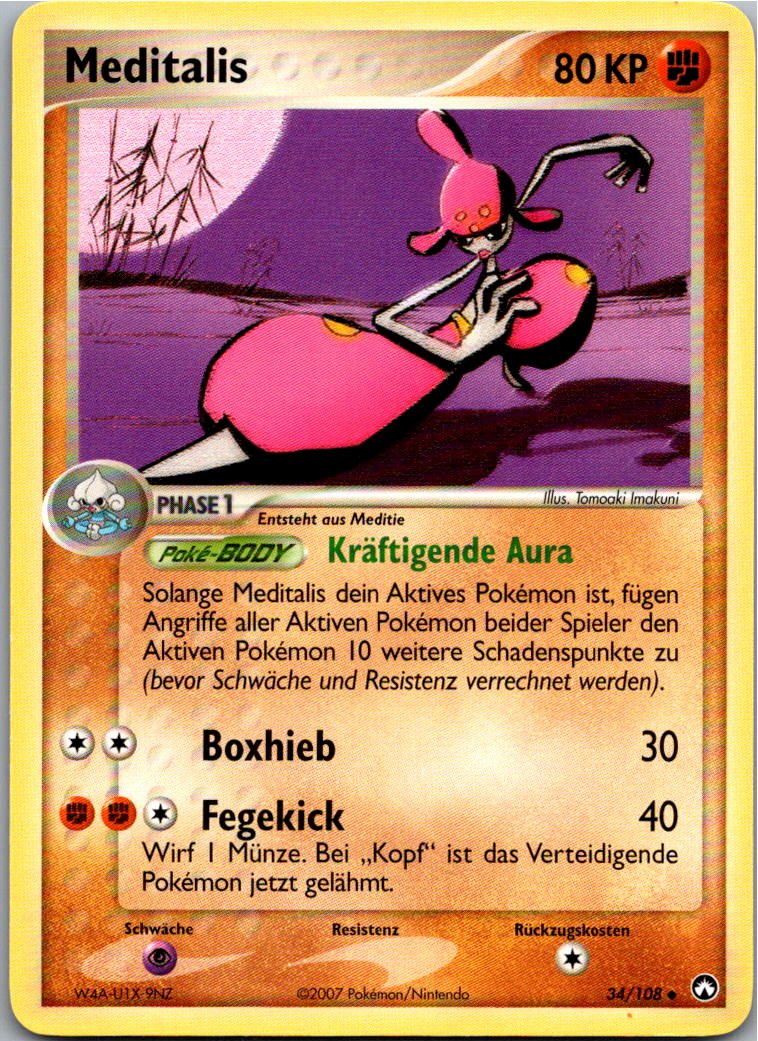Meditalis 34/108 EX Power Keepers – Vorderseite