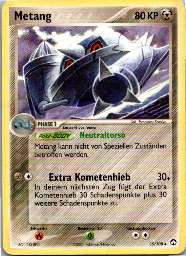 Metang 35/108 EX Power Keepers – Vorderseite