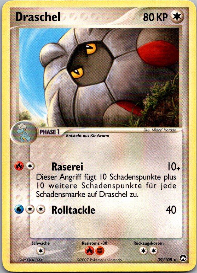 Draschel 39/108 EX Power Keepers – Vorderseite