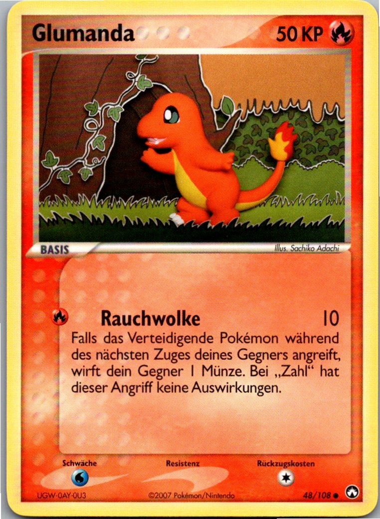 Glumanda 48/108 EX Power Keepers – Vorderseite