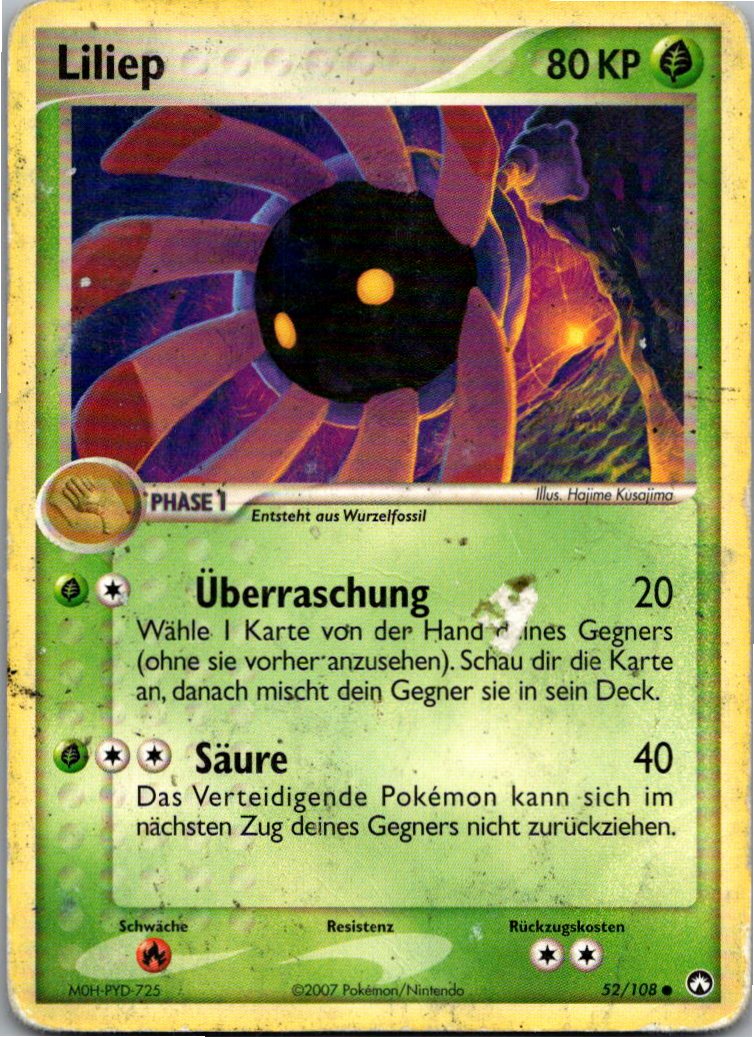 Liliep 52/108 EX Power Keepers – Vorderseite
