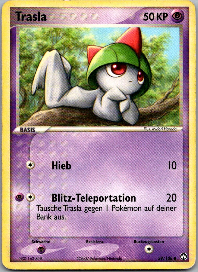 Trasla 59/108 EX Power Keepers – Vorderseite