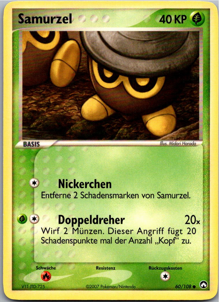Samurzel 60/108 EX Power Keepers – Vorderseite