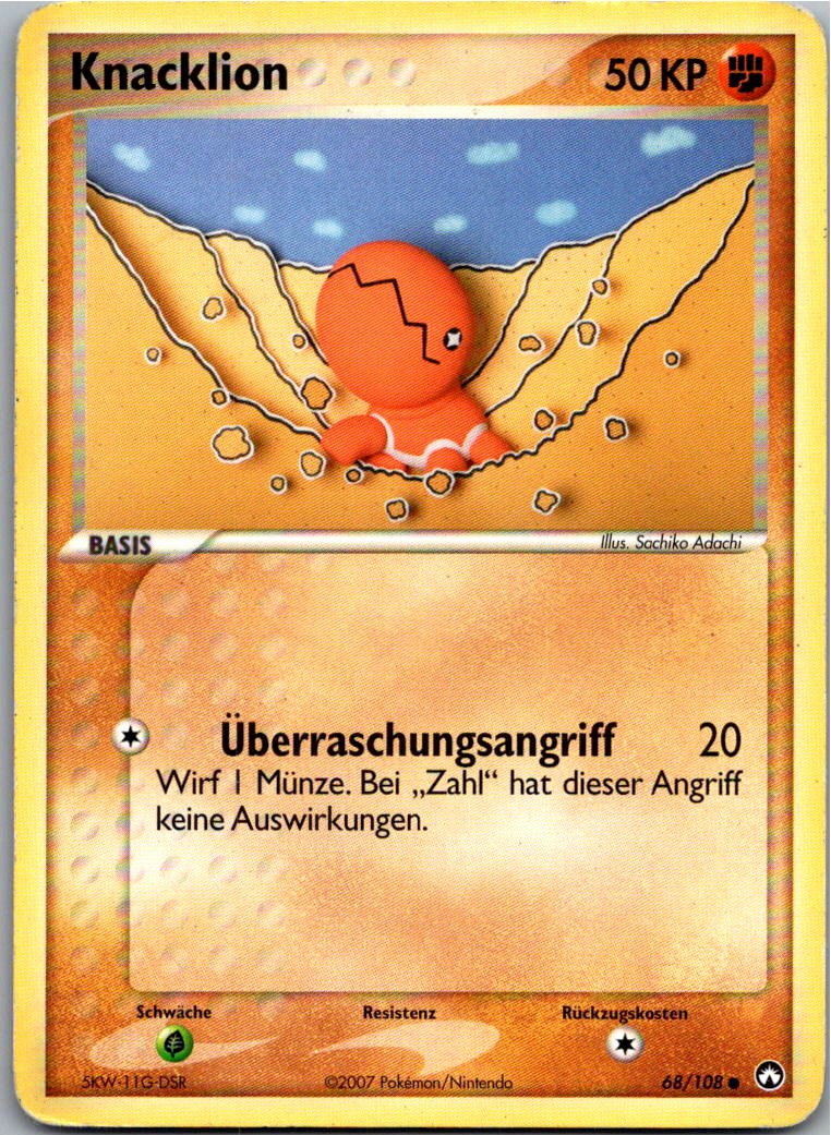 Knacklion 68/108 EX Power Keepers – Vorderseite