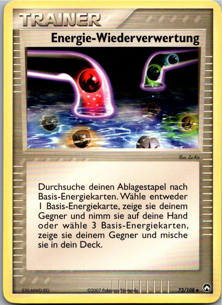 Energie Wiederverwertung 73/108 EX Power Keepers – Vorderseite