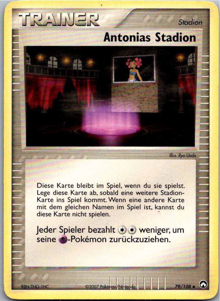 Antonias Stadion 79/108 EX Power Keepers – Vorderseite