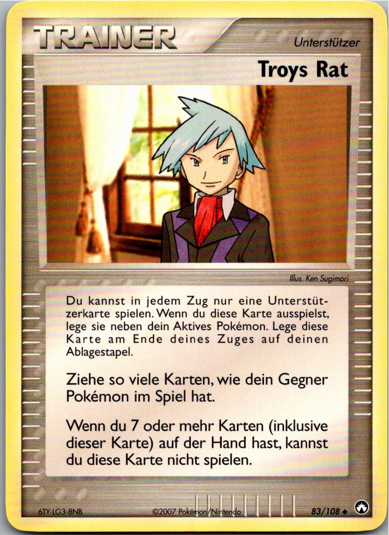Troys Rat 83/108 EX Power Keepers – Vorderseite