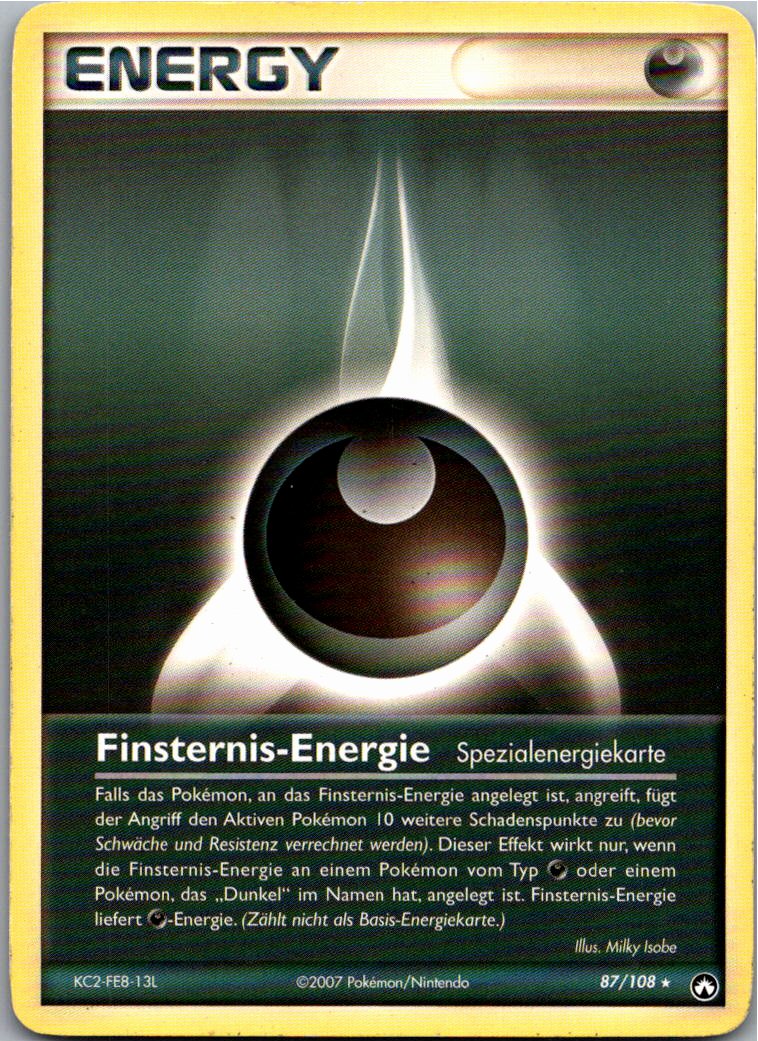Finsternis-Energie 87/108 EX Power Keepers – Vorderseite
