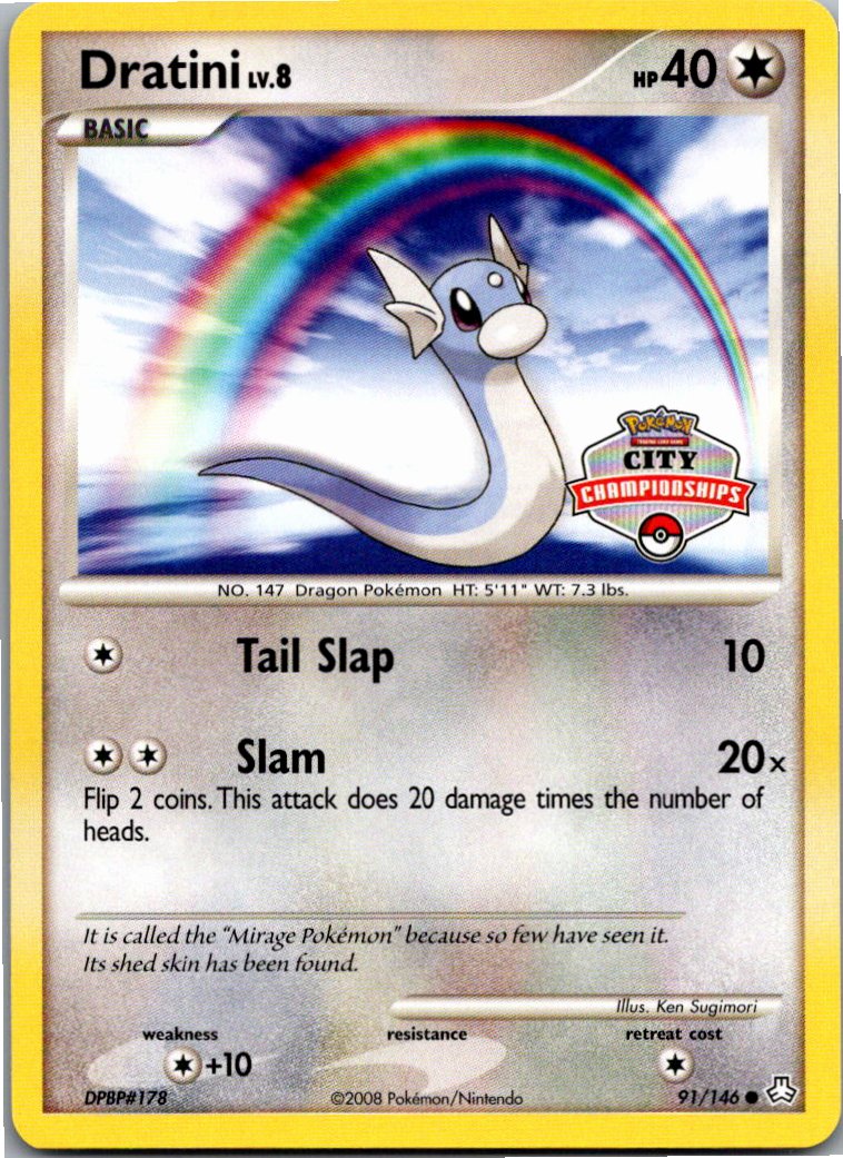 Dratini 91/146 Erwachte Legenden – Vorderseite