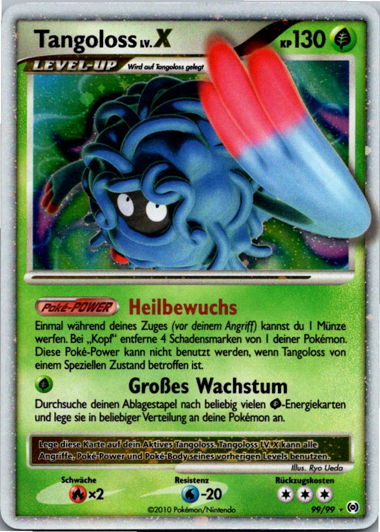 Tangoloss Lv.X 99/99 Arceus – Vorderseite