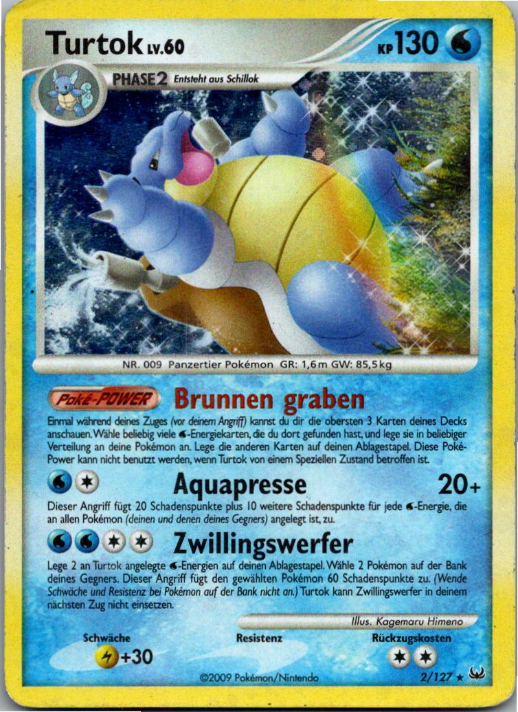 Turtok 2/127 Platin – Vorderseite