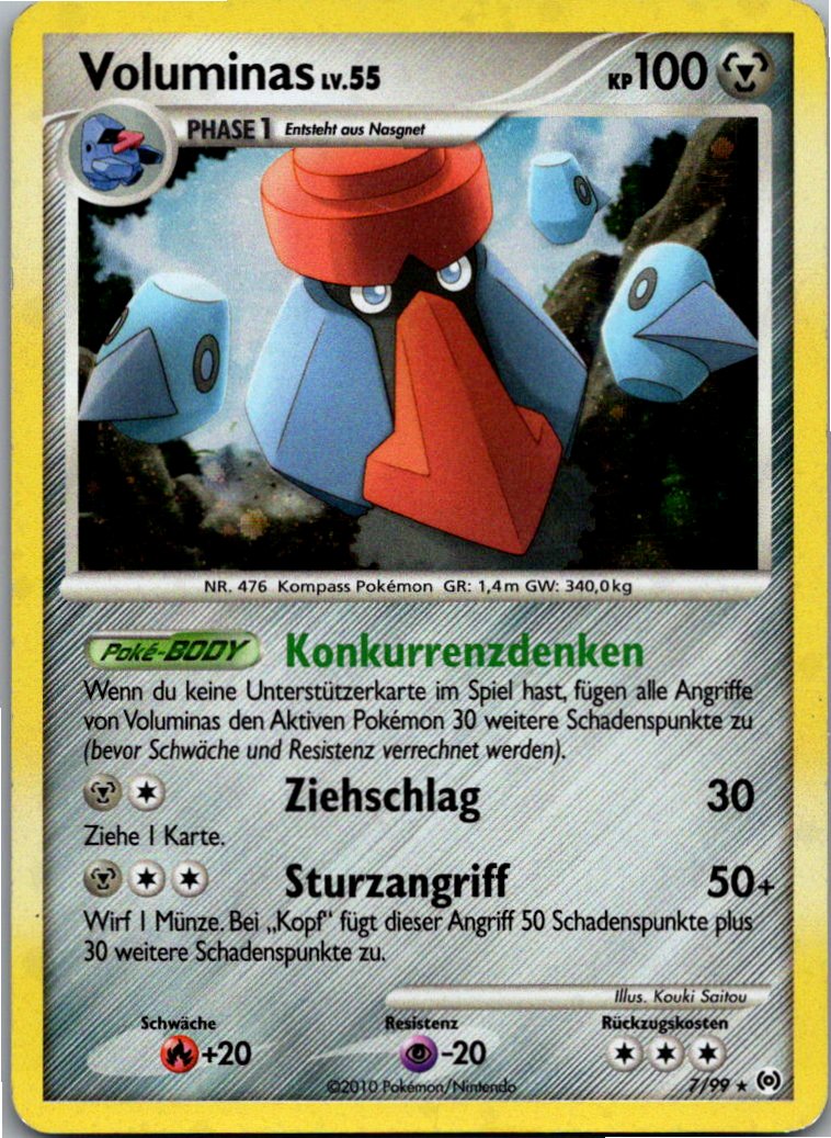 Voluminas 7/99 Arceus – Vorderseite