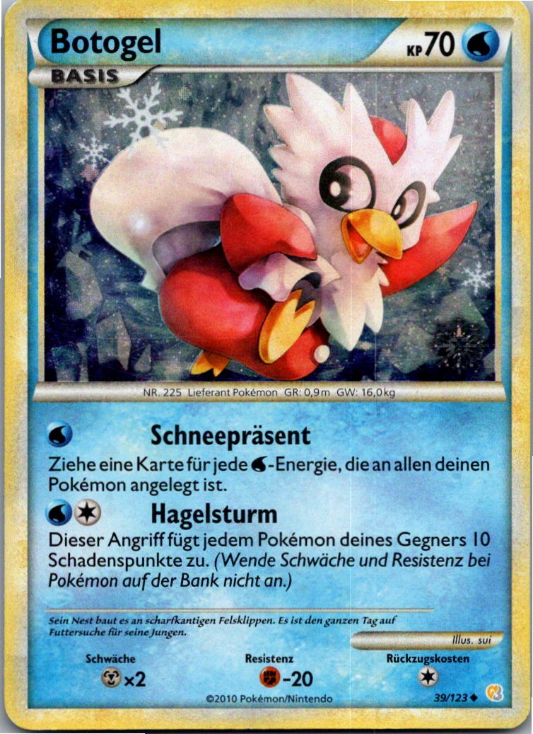 Botogel 39/123 HeartGold SoulSilver – Vorderseite