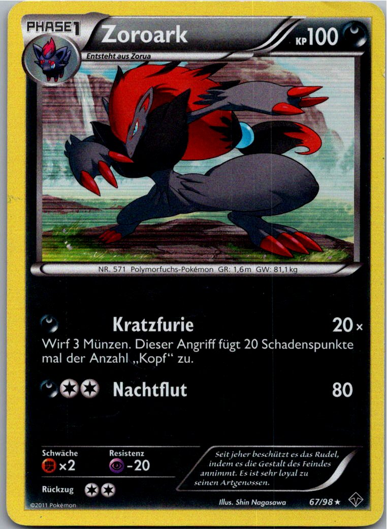 Zoroark 67/98 Aufstreben der Mächtigen – Vorderseite