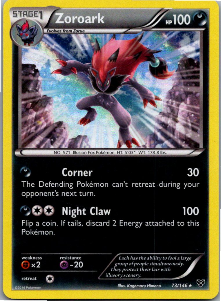 Zoroark 73/146 XY – Vorderseite