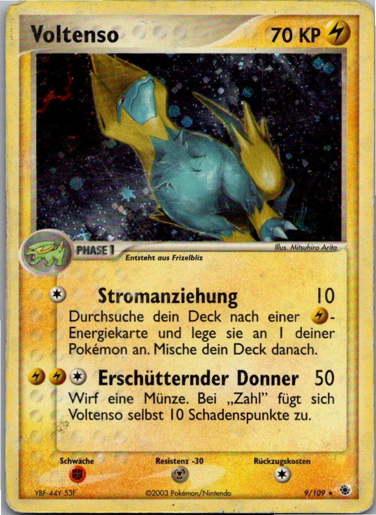 Voltenso 9/109 EX Rubin & Saphir – Vorderseite