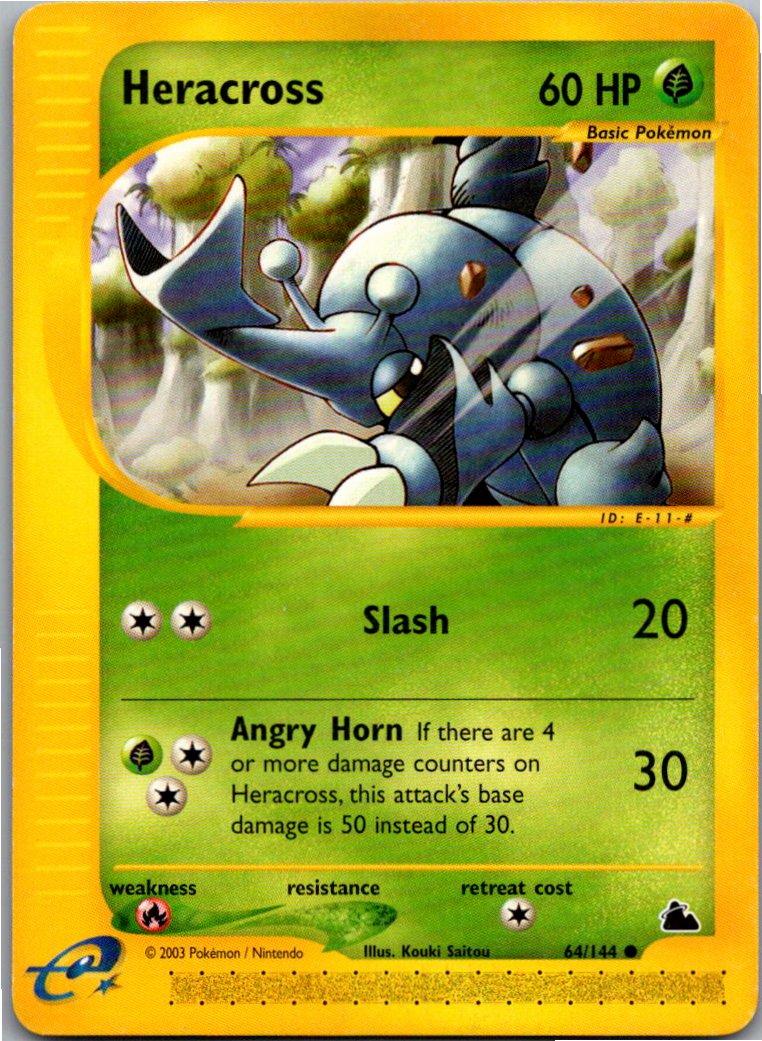 Heracross Skaraborn 64/144 Skyridge – Vorderseite