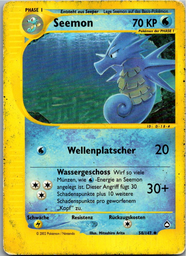 Seemon 58/147 Aquapolis – Vorderseite