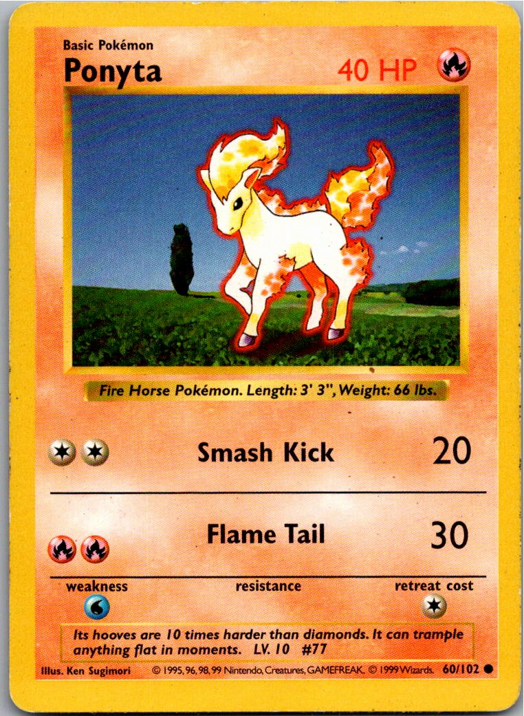Beispiel: Ponyta Ponita 60/102 Grundset