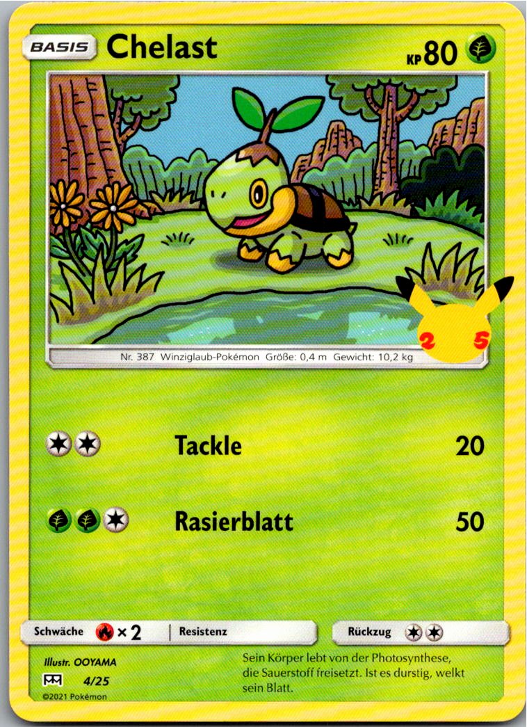 Chelast 4/25 McDonald's Collection 2021 – Vorderseite