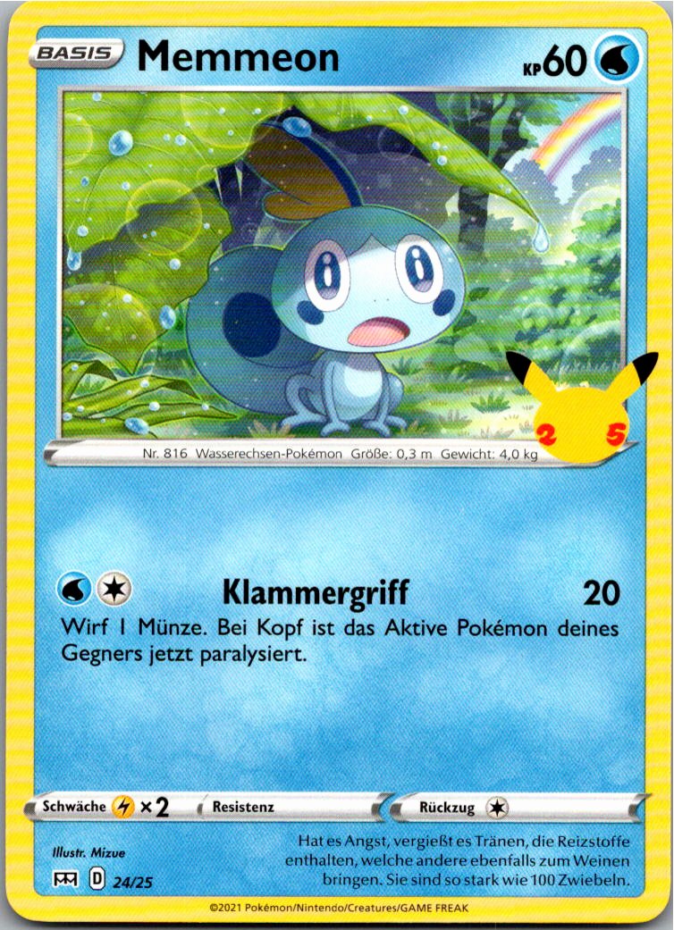 Memmeon 24/25 McDonald's Collection 2021 – Vorderseite