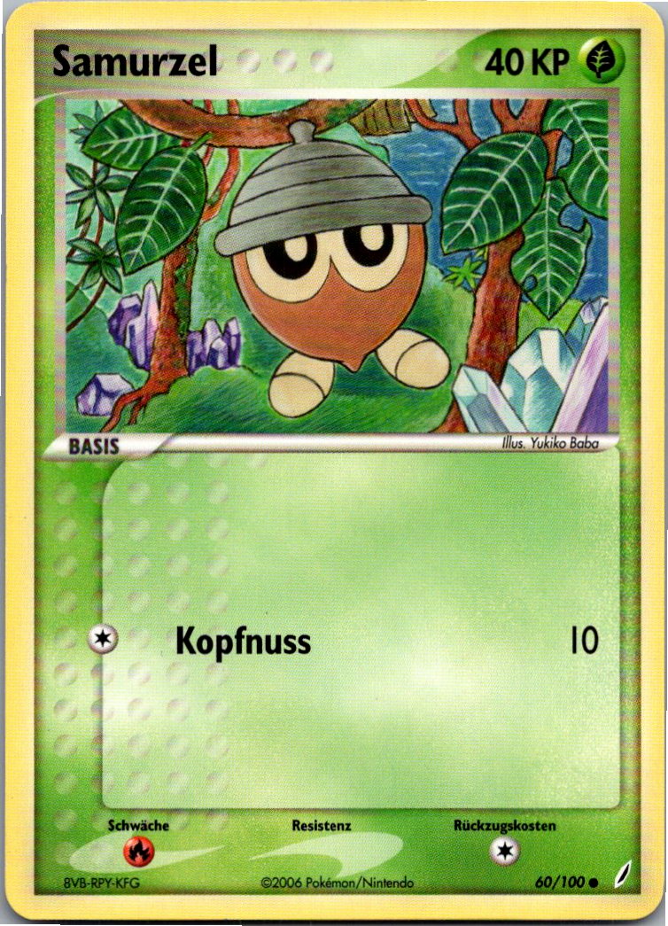 Samurzel 60/100 EX Crystal Guardians – Vorderseite