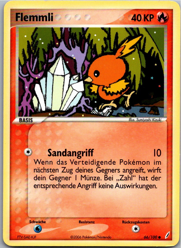 Flemmli 66/100 EX Crystal Guardians – Vorderseite