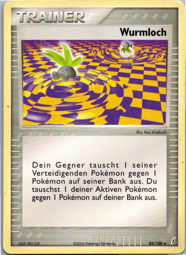 Wurmloch 84/100 EX Crystal Guardians – Vorderseite