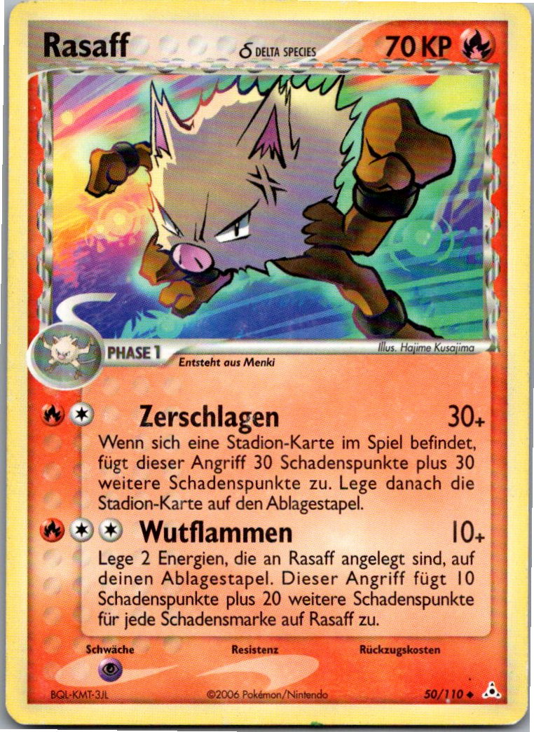 Rasaff 50/110 EX Holon Phantoms – Vorderseite