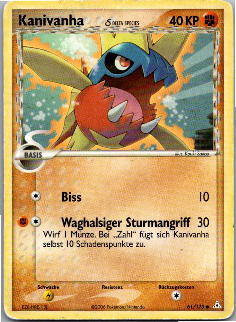 Kanivanha 61/110 EX Holon Phantoms – Vorderseite