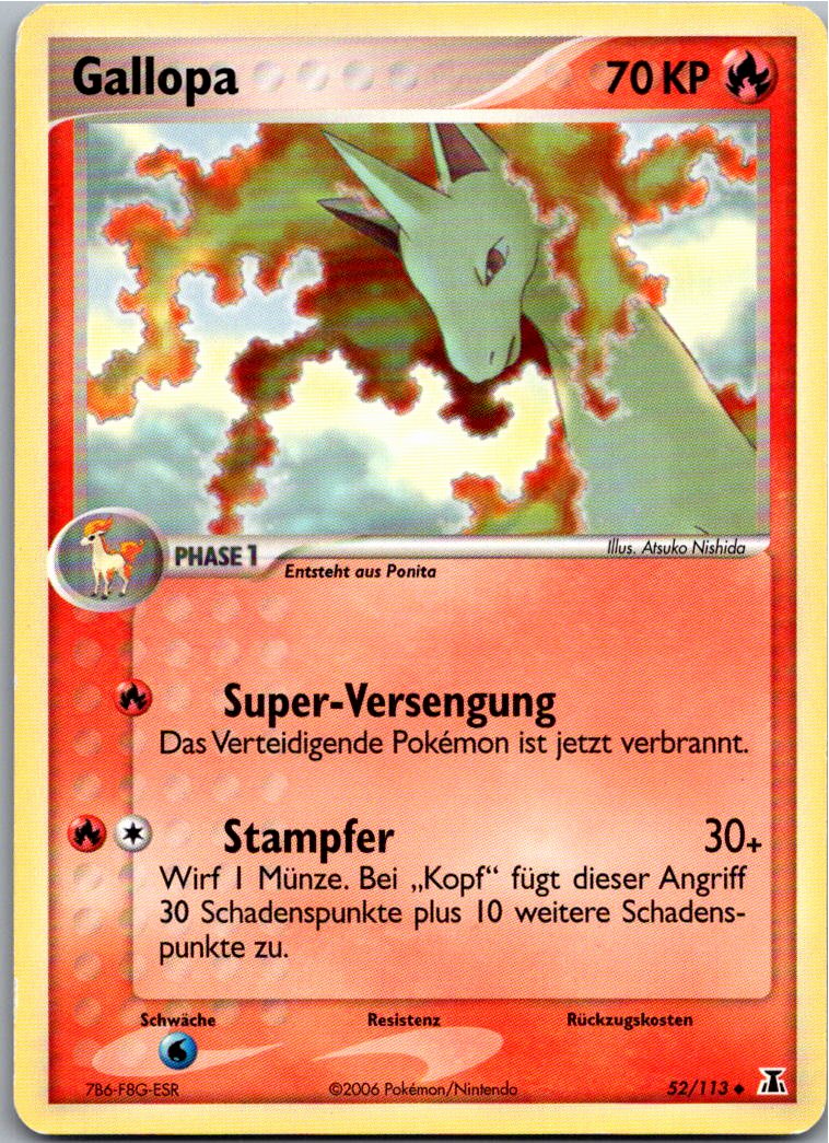 Gallopa 52/113 EX Delta Species – Vorderseite