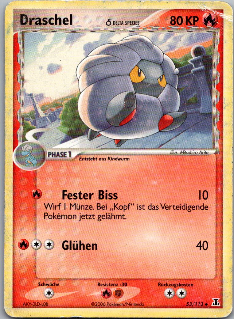 Draschel 53/113 EX Delta Species – Vorderseite