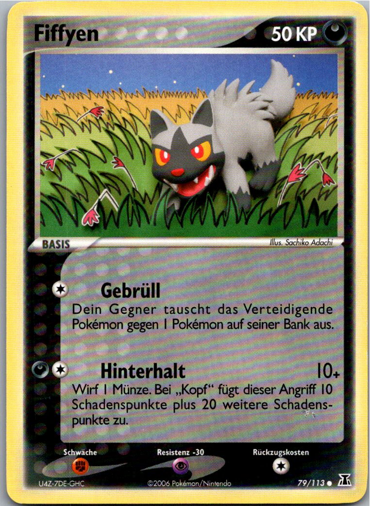 Fiffyen 79/113 EX Delta Species – Vorderseite