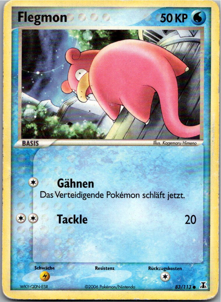 Flegmon 83/113 EX Delta Species – Vorderseite