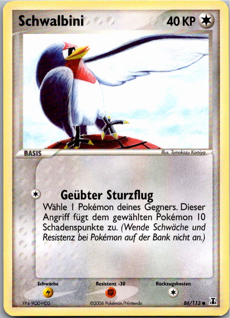 Schwalbini 86/113 EX Delta Species – Vorderseite