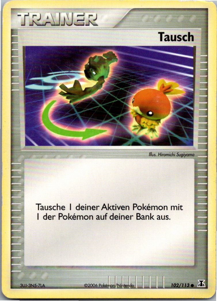 Switch Tausch 102/113 EX Delta Species – Vorderseite