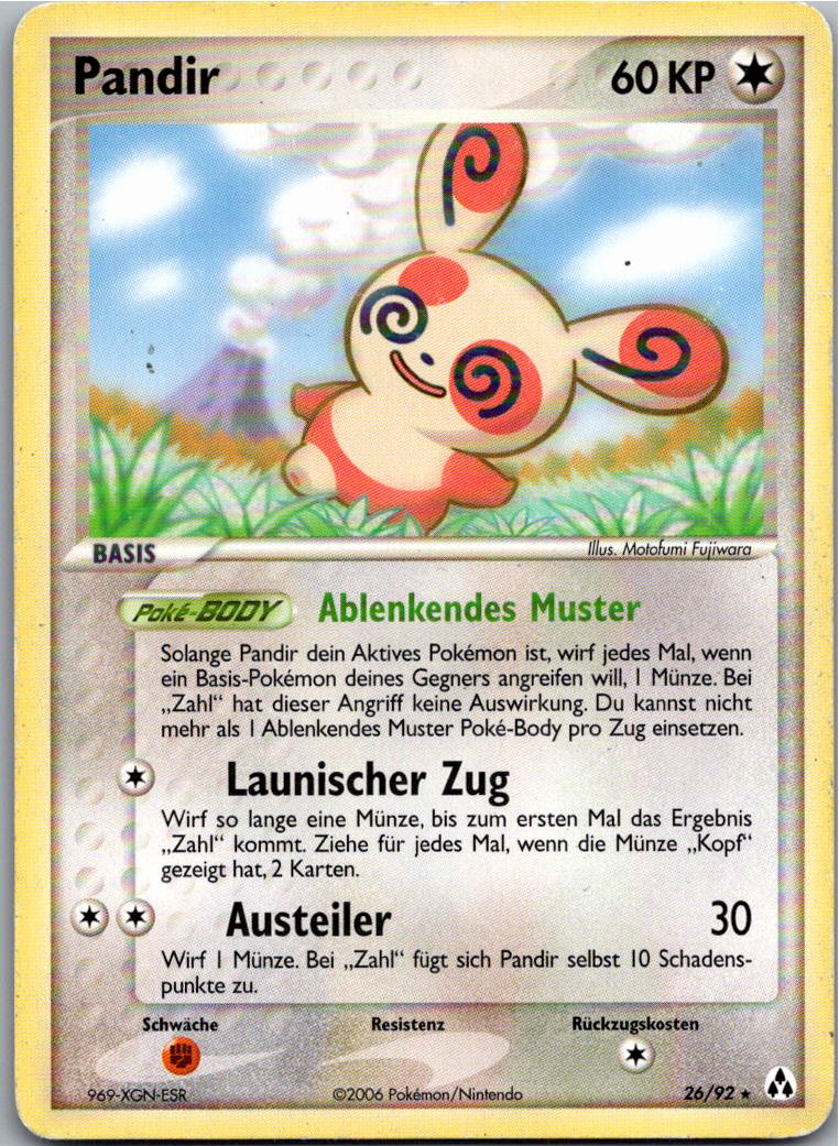 Pandir 26/92 EX Legend Maker – Vorderseite