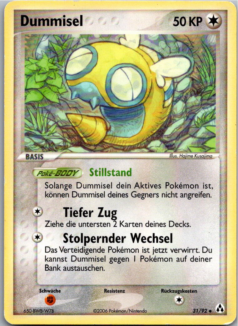 Dummisel 31/92 EX Legend Maker – Vorderseite