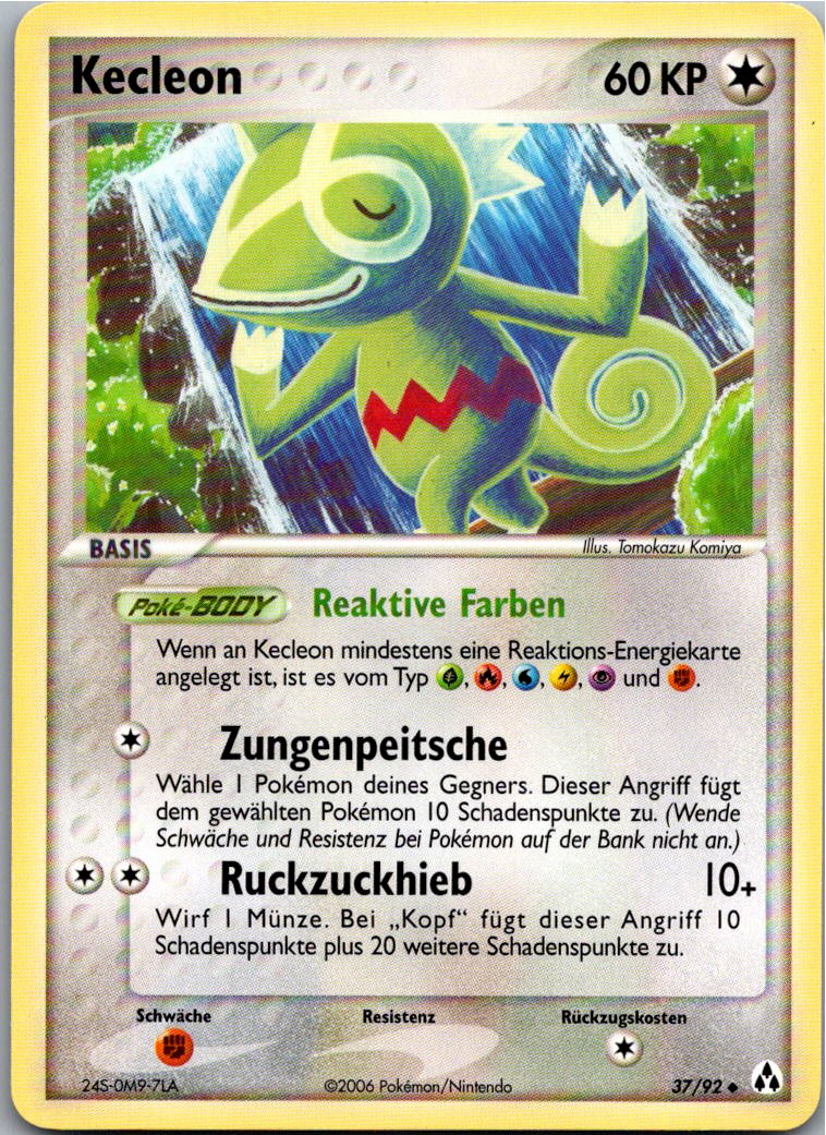 Kecleon 37/92 EX Legend Maker – Vorderseite