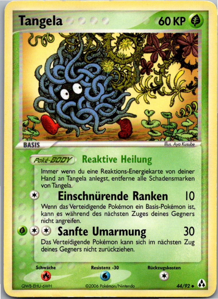 Tangela 44/92 EX Legend Maker – Vorderseite