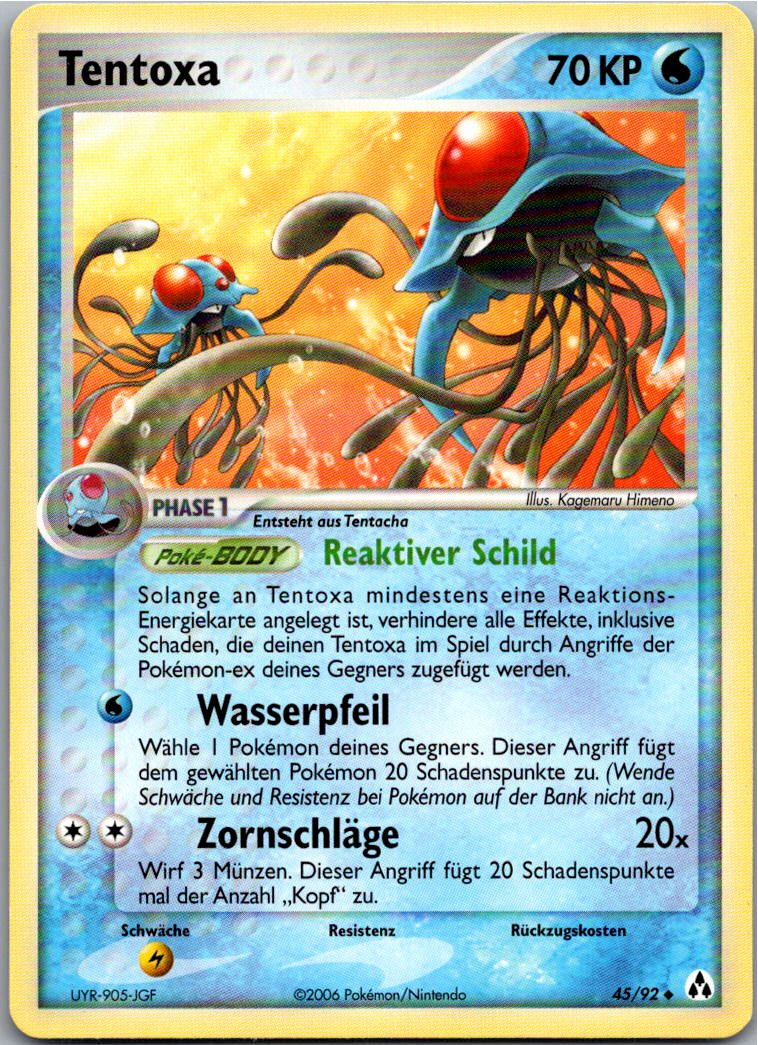 Tentoxa 45/92 EX Legend Maker – Vorderseite