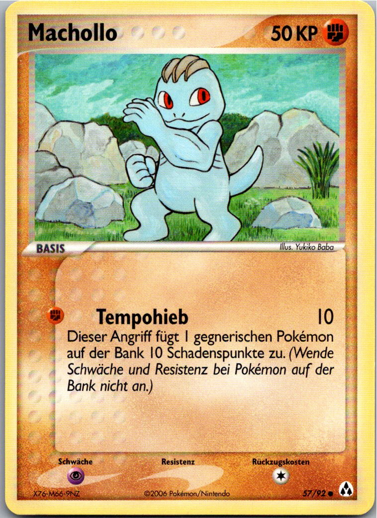 Machollo 57/92 EX Legend Maker – Vorderseite